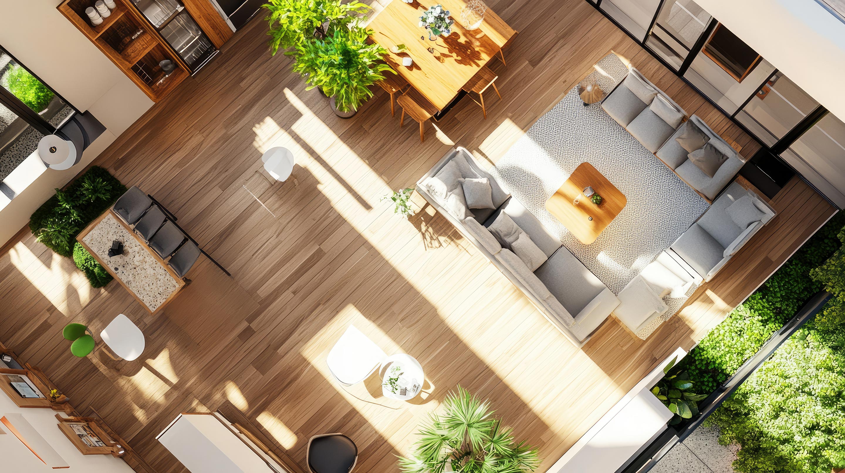 快適なリビングダイニング